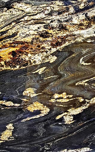 Titanium Black - Black Granite Granite slab in Kishangarh